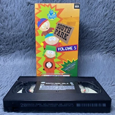 South Park Volume 5 VHS 1997 Tape Comedy Central Rhino Home Video Adult Swim - Image 1 of 4