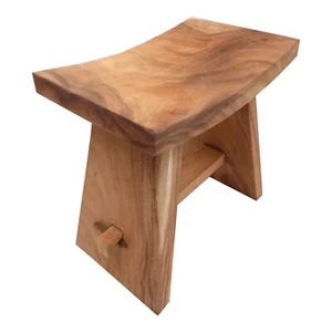 DESIGN SCHEMEL "FINCA" | Teakholz | Sitzhocker, Fußbank, Hocker, Massivholz - Bild 1 von 7