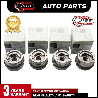 Ajustador de árbol de levas OEM 4 PIEZAS para motor Mercedes Benz E550 E63 ML550 S550 M278 Foto 1 de 4