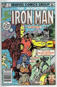 Iron Man ANNUAL #5 MARVEL COMIC BOOK 1st series - Black Panther & Mandarin 1982 - Picture 1 of 2
