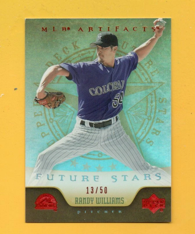 D23591 2005 Artifacts Rainbow Red #261 Randy Williams  ROCKIES CARD #13/50 - Image 1 of 1