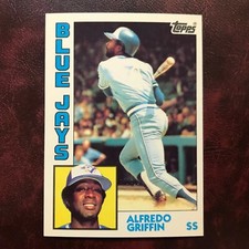 1984 Topps TIFFANY Set ALFREDO GRIFFIN #76 BLUE JAYS - NM/MINT+ *HIGH GRADE*