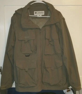 Columbia GRT Unisex Full-Zip Hooded Packable Hiking Jacket Zip-Off Sleeves - XL - Image 1 of 4