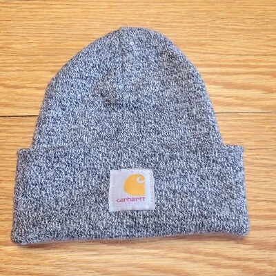 Boné gorro masculino Carhartt tamanho único preto/branco trabalho ao ar livre  - Imagem 1 de 4