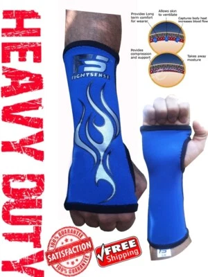 FIGHTSENSE BOXING Inner Hand GLOVES BANDAGES WRAPS MMA STRAPS Quick FIRST MUAY Thai Padded