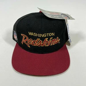 Sombrero a presión vintage de los Washington Redskins especialidades deportivas guión línea profesional nuevo de lote antiguo - Imagen 1 de 10