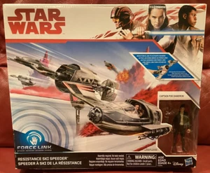 Figura de acción Star Wars - Resistance Ski Speeder con capitán Poe Dameron - Imagen 1 de 11