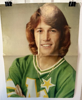 Superstar Andy Gibb poster 1978 6012 green shirt vintage Bee Gees disco 21x16 - Image 1 of 4