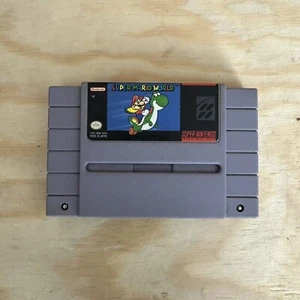 Super Mario World SNES 1991 Super Nintendo Classic Tested Works Great - Picture 1 of 4