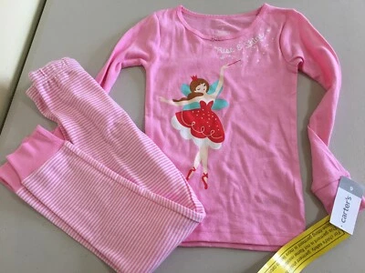 New Carter's Fairy Pajama Set Girls Snug Fit many sizes  - Image 1 of 2