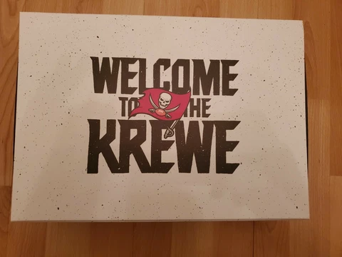 2018 Tampa Bay Buccaneers Season Ticket Holder Box Krewe member! Tom Brady Cover