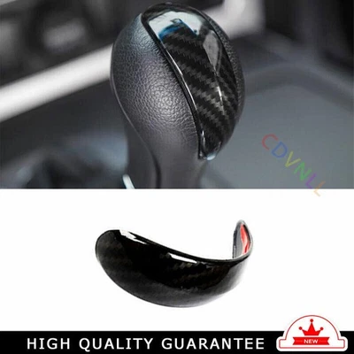 Cubierta de cabeza de perilla de cambio de marchas apta para Nissan Armada Y62 2017-2020 fibra de carbono Foto 1 de 4