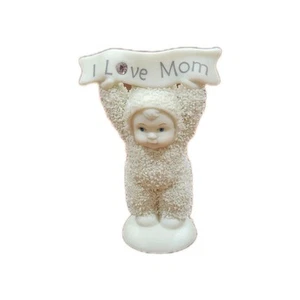 Figura DEPT 56 Snowbabies "I Love Mom" año 2002 56.06012 sin usar, en caja retirada - Imagen 1 de 6