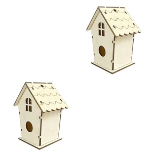 Pack de 2 accesorios nido de pájaro jaula de cría jaulas de ventana para pájaros - Imagen 1 de 12
