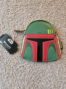Loungefly Disney Star Wars Boba Fett Geldbörse Neu mit Etikett Lucasfilm Small Zip Wallet - Bild 1 von 7