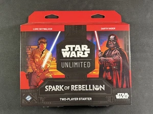 Star Wars TCG Sealed Unlimited Spark Of Rebellion Luke Skywalker Darth Vader - Bild 1 von 4
