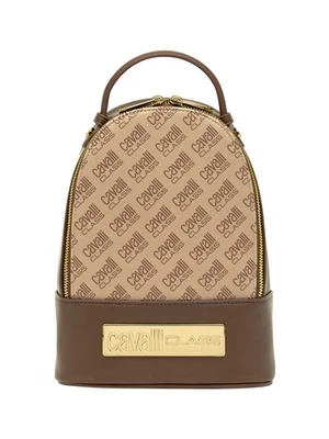 Mochila pequena da moda cáqui Cavalli Class CAPRERA - Imagem 1 de 3