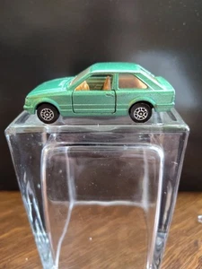 Corgi Ford Escort 3 Door Hatchback Diecast Teal Green Gr. Britain EUC Vintage - Picture 1 of 6