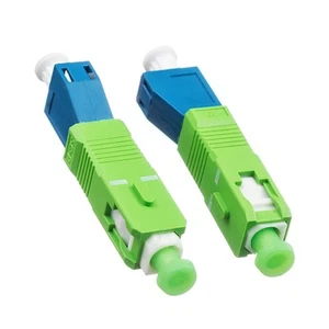 2-Pack Single Mode 9/125um SC/APC Male to LC/UPC Female Hybrid Optical Fiber ... - Picture 1 of 4