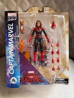 ЭКШН-ФИГУРКА 2019 DIAMOND SELECT DISNEYPARK CAPTAIN MARVEL 7 ДЮЙМОВ НОВАЯ НА КАРТЕ - Изображение 1 из 2