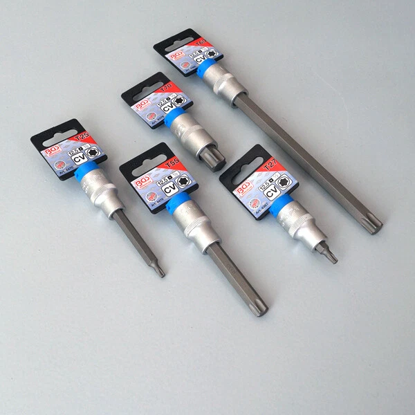 T50 Torx-Bit-Set – 8-teilig, Mit 6-Punkt-Stern Und Sechskantschaft Für Schraubendreher & Bohrer