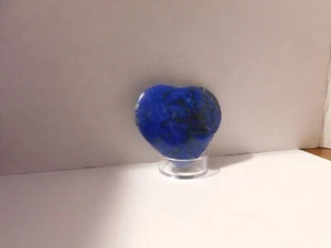 BEAUTIFUL 2.25" LAPIS LAZULI HEART GEMSTONE From--Afghanistan--Really Nice - Picture 1 of 7