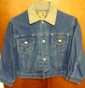 DUCK HEAD youth med blue jean jacket size 6 kids denim vtg 1980s classic OG - Picture 1 of 2