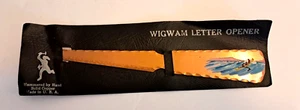 Vintage SOUVENIR Wigwam Letter Opener 7 inch Copper Hand Hammered - Picture 1 of 14