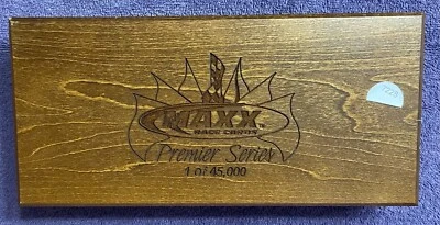 Maxx Premier Series 1995 Race Card Wooden Box Set 1/45,000 Dale Earnhardt  #7228 - Image 1 of 2
