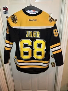 Boston Bruins JAGR REEBOK Trikot GENÄHT. GR XL. SIEHE ALLE BILDER NIE GETRAGEN! - Bild 1 von 8