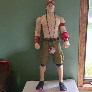 John Cena WWE articulate 31 inch tall wrestling figure 2014 Red Hat Large! - Picture 1 of 11