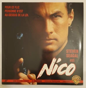 LASERDISC NICO ABOVE THE LAW d'ANDREW DAVIS STEVEN SEAGAL SHARON STONE VFr PAL - Photo 1/4