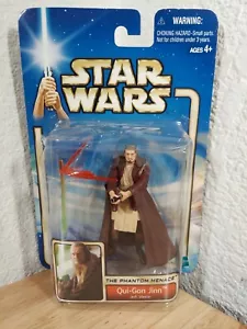 Star Wars Qui-Gon Jinn Jedi Master Action Figure Collection 2 Phantom Menace - Picture 1 of 4