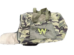 Webkinz Camouflage Camo Zippered canvas Pet Carrier Carry Bag by GANZ 8.5" Long - Picture 1 of 3