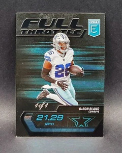 2024 Donruss Elite Full Throttle Black #23 DaRon Bland #1/1 Cowboys 1 of 1 - Bild 1 von 2