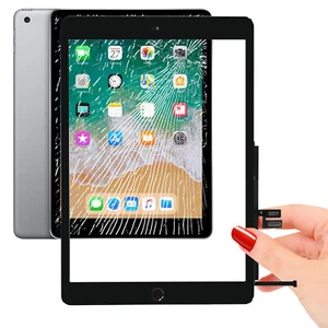 Vitre Tactile iPad A2602 Noir Ecran Assemblé Nappe Bouton HOME Adhésif Prémonté - Photo 1/5