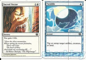 Magic the Gathering TCG 8a Edición Twidle Instantáneo y Sagrado Néctar Hechicería - Imagen 1 de 1