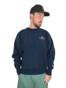 Vtg Champion Reverse Weave Sweatshirt Mens Large Blue Phoenix Open Golf Crewneck - Picture 1 of 8