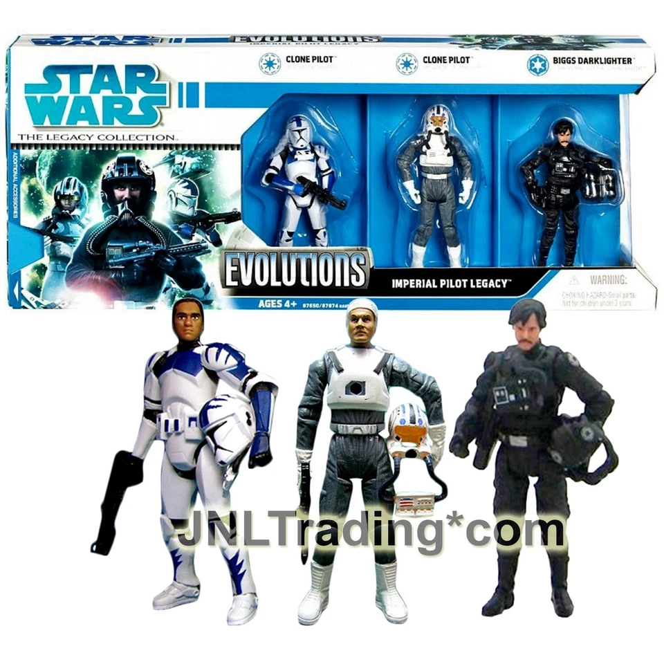 Juego de figuras Star Wars Legacy Collection Evolutions año 2008 IMPERIAL PILOT LEGACY Foto 1 de 1