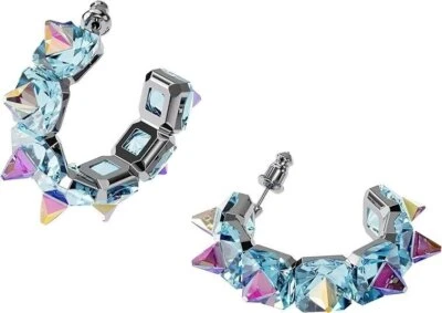 DEFECTIVE Swarovski 5600894 Women's Earrings Ortyx Pyramid Cut Rhodium Plated - Image 1 of 2