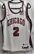Nike 22-23 Lonzo Ball #2 Chicago Bulls City Edition White Jersey Size 52 XL