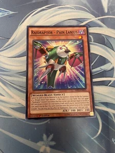 YUGIOH - RAIDRAPTOR PAIN LANIUS - COMMON - SHVI - 1ST ED - NM - Picture 1 of 1