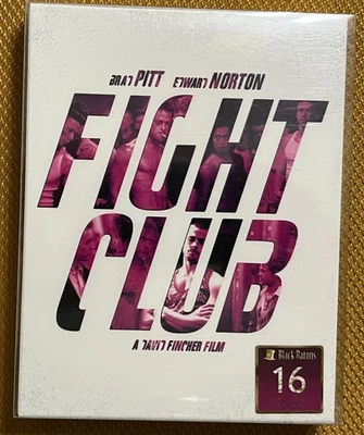 Fight Club Blu-ray Steelbook Full Slip Case#377 Black Barons #16 New & Sealed! Foto 1 de 3
