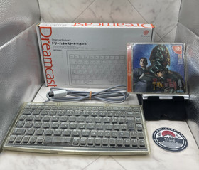 Sega Dreamcast Typing of the Dead Set: 2 Keyboards (1 Boxed) + Game Tested Japan