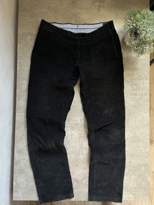 Polo Ralph Lauren Mens Preppy Fit Black Corduroy Pants Size 32 - Picture 1 of 13