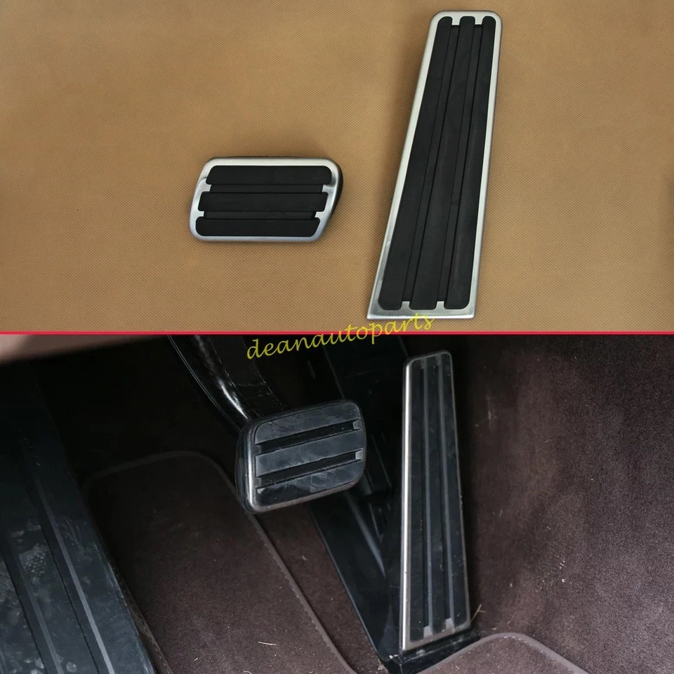 Cubierta de pedal de freno de gasolina con pie de acero para Porsche Panamera 718 Boxster Cayman Taycan Foto 1 de 4