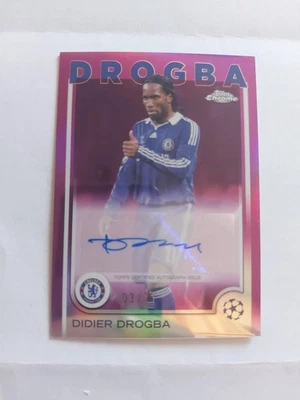 2024/25 Topps Chrome Didier Drogba Auto /75 CA-DD - Image 1 of 2