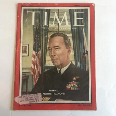 1957 Time February 25 - Texas bootleggers; Israel under fire; West Indies - Image 1 of 4