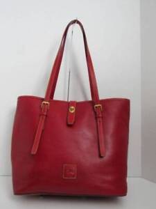 Dooney & Bourke Florentine Leather Dover Tote, Red NWT
