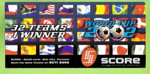 #D286. 2002 WORLD CUP SOCCER FOOTBALL DRAW - Picture 1 of 2